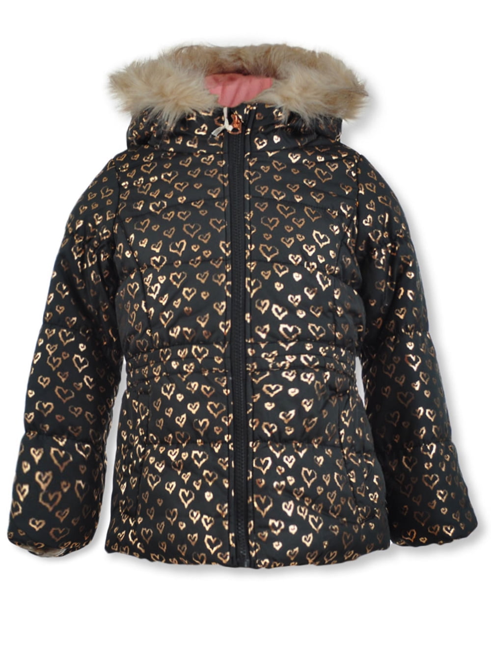 Jessica Simpson Baby Girls Reversible Sherpa Jacket