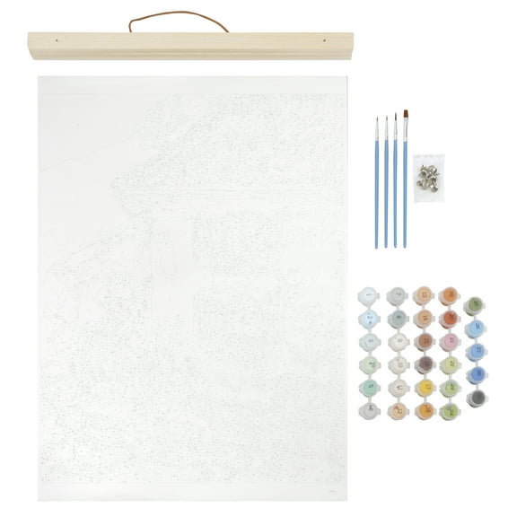12 Pack: Cottage Paint-by-Number Kit by Artist's Loft Necessities