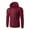 Watermelon Red, variant on Xysaqa Men's Long Sleeve Hooded Sweatshirt Casual Big & Tall Fleece Full Zip Hoodie Jacket with Pockets 3X 4X 5X