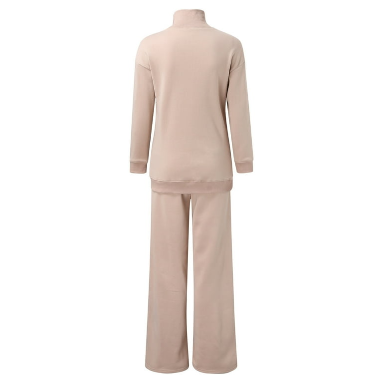 Baqcunre Two Piece Sets for Women Long Sleeve Turtleneck Top Baqcunre Two Piece Sets for Women Long Sleeve Turtleneck Top