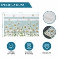 thumbnail image 6 of Spring Daisy Placemats Set of 4, Watercolor Botanical Florals Aqua Stripes Placemats for Dining Table, Place Mats for Kitchen Tabletop, Waterproof Wipeable Dining Table Mats Set, 6 of 9