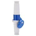 thumbnail image 2 of Conector industrial monofásico de 3 pines, 220-250 V, 2P+E, IP67, azul y blanco, para productos químicos petrolíferos., 2 of 14