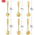 thumbnail image 2 of Stainless Steel Creative Flower Coffee Spoon Soup Spoons Sugar Spoons, Ice-Cream Tea Stirring Spoons 4.8 Inches Retro Dessert Demitasse Espresso Spoon, 2 of 4
