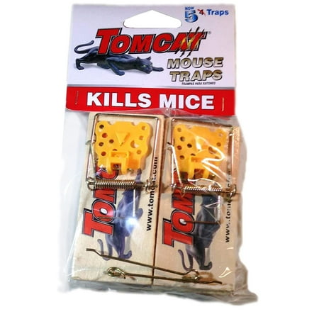 Tomcat Wooden Mouse Traps, 4x1.75 Inches, 5-Pack | Walmart Canada