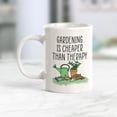 thumbnail image 2 of Gardening is Cheaper than Therapy 11oz Plastic Coffee Mug, 2 of 3