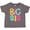 Charcoal Grey, variant on Inktastic Big Sis Announcement New Sister Girls Toddler T-Shirt