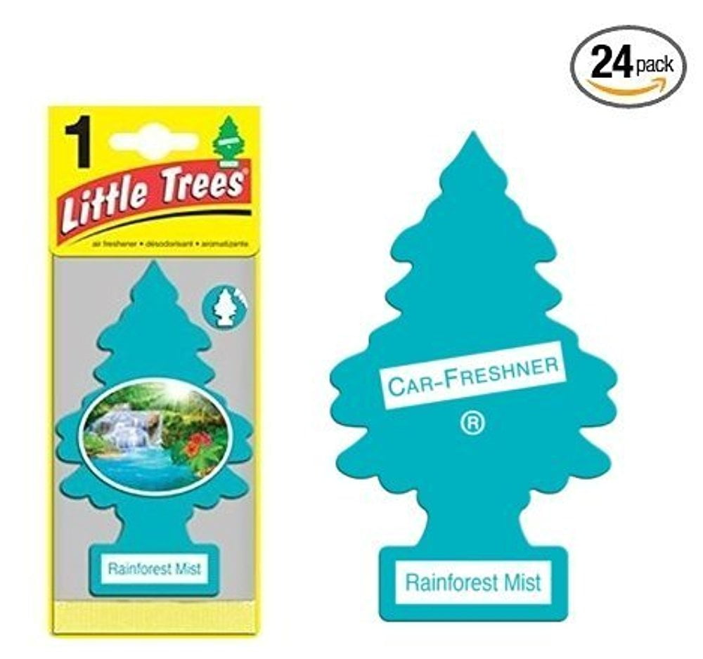 Little Trees® Car Air Fresheners Rainforest Mist Scent (24 Pack)