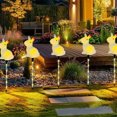 thumbnail image 4 of sruoe Outdoor Patio Garden Lights Decor, Stake Lamp, Waterproof Solar Lights Outdoor, Ground Lights Decoration, Led Easter Solar Lights for Outside Yard Lawn Ornaments, 4 of 6