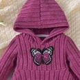 thumbnail image 5 of Toddler Baby Girl Clothes 2Pcs Fall Winter Outfits Infant Girl Hooded Sweatshirt Top Pants Set 12 18 24 Months 2T 3T 4T 5T 6T 7T Toddler Girls Outfit Set,4-5 Years,Hot Pink, 5 of 6