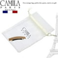 thumbnail image 4 of Camila Paris CP3457 French Hair Barrette Clip for Girls Brown, Rubberized Metal Clasp Strong Hold Grip Hair Clips for Women, No Slip Durable and Styling Girls Hair Accessories, Made in France, 4 of 45