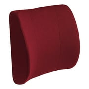 DMI Lumbar Support Cushion Burgundy Foam Aids to Daily Living 555-7921-0700 - 1 Ct