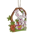 thumbnail image 2 of JHGoosa Wood Pendant Easter Decoration Easter Wooden Hollow Pendant, 2 of 5