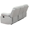 thumbnail image 6 of AUKFA 3 Seats Recliner Sofa Chair, Home Theater Sofa with Flipped Backrest and Cupholder, Gray, 6 of 14