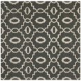 thumbnail image 1 of Safavieh Dhurries Chocolate Contemporary Rug - Square 6', 1 of 5