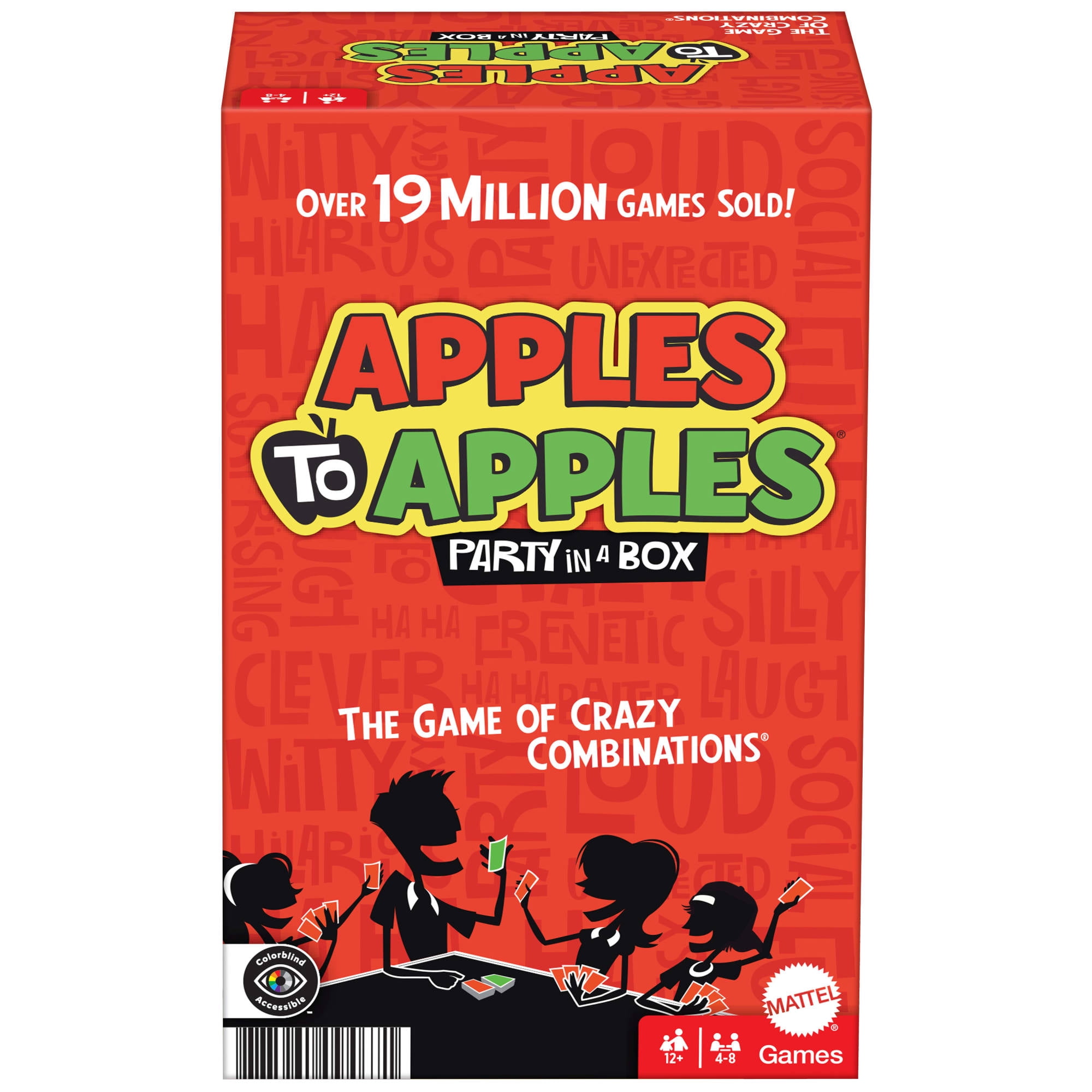Apples to Apples Game of Comparisons for Family Game Nights & Parties, 500+ cards, 4-8 Players