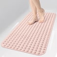 thumbnail image 1 of Alfombrilla antideslizante OTHWAY para bañera y ducha, color rosa claro, 90 x 40 cm, 1 of 8