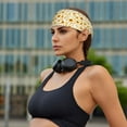 thumbnail image 4 of Brown Leaf Sunflower Headbands for Women Men, Workout Elastic Sweat Band for Yoga Running Cycling Gym Exercise Non Slip Head Bands for Women's Hair, 4 of 5