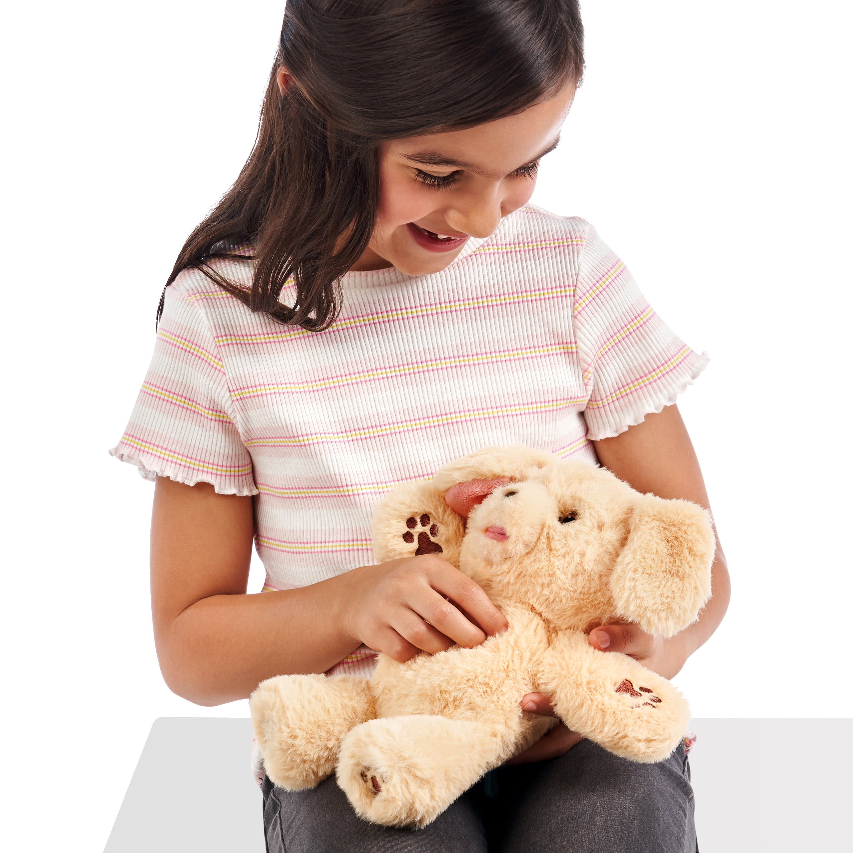 Little Live Pets - Cozy Dozys: Charlie The Puppy, Interactive Plush Toy Dog, 25+ Sounds and Reactions, Magical Eye Movement, Blanket, Pacifier and Batteries Included. For Kids Ages 4+.