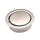 thumbnail image 1 of Tirador redondo empotrado, invisible y multiusos para puertas correderas de camas tatami. Plata cepillada, 1 of 9