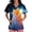Style 05#, variant on Cute Cat Printed Scrubs for Women, Plus Size V-Neck Nurse Tops with Pockets, Lightweight Stretch Working Uniform Nursing Top, Style 01# 3XL
