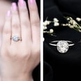 thumbnail image 4 of Rosec Jewels Lab Grown Diamond Solitaire Engagement Ring (2 Carat, E-VS1 Quality) - IGI Certified - with Jewelry Box, 10K White Gold, US 3.00, 4 of 9