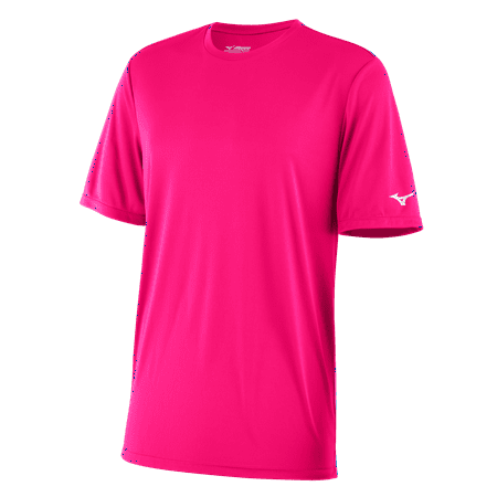 UPC: 0889961545221 | Mizuno Youth Short Sleeve Mizuno Nxt Tee Size Medium Shocking Pink (1M1m)