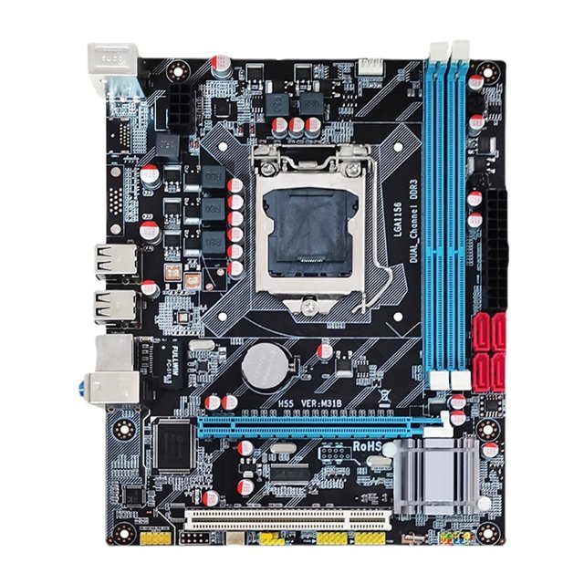 LGA1156 Placa Base Computadora 16GB RAM DDR3 Memoria PC Placa Base 4 SATA para I3 530