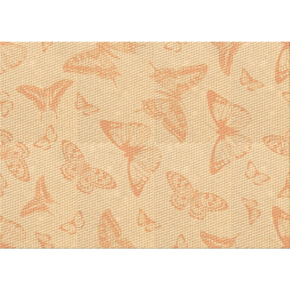 Ahgly Company Indoor Rectangle Patterned Khaki Gold Area Rugs, 5' x 8'
