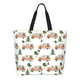 thumbnail image 1 of Balery Camp Van Bolsa Tote Estilo Estético con Cremalleras, Bolsa de Hombro, Bolsa de Compras Grande y Plegable, 1 of 8