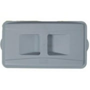 Continental Commercial 7315GY Recycled Lid With Handles, Grey