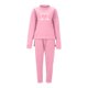thumbnail image 2 of Gibobby Conjunto dama pants y sudadera afelpada Sudadera holgada de manga larga con estampado gráfico y chándal informal de forro polar para mujer(Rosa,CH), 2 of 3