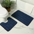 thumbnail image 3 of Shower Mat Non Slip Bathroom Water Absorbing Door Mat Convenient Machine Wash Lightweight Fabric Water Absorption Non Slip Floor Mat Bathroom Floor Mat, 3 of 7