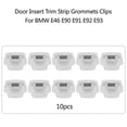 thumbnail image 3 of Kenally 10 Uds. Clips de ajuste interior para puerta de coche reemplazo de ojal de tira de Panel Interior para E46/E90/E91/E92/E93 Vehículos, repuestos y accesorios Mis Kenally CZ10531-00B, 3 of 6