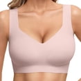 thumbnail image 2 of Afdoent Bras for Women Comfortable Seamless Full Coverage Bra for Women Wireless Bras with Soft Support Regular Plus Size, 2 of 7