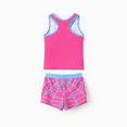 thumbnail image 3 of Marvel Spidey and His Amazing Friends Ghost-Spider Toddler Girls Swimsuit Tankini Top and Short Two-Piece Bathing Suit for Baby Size 2-5, 3 of 8