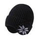 thumbnail image 1 of Gorro de punto de invierno con alfiladeras para hombres - mezcla de lana acrílica, resistente al frío a -15°C, talla única para esquiar, correr y actividades al aire libre, 1 of 5