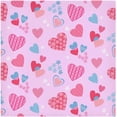 thumbnail image 6 of Coolnut Valentine's Day Love Heart Cloth Napkins Set of 6, Reusable Washable Polyester Dinner Table Napkins for Family, Weddings, Parties, Home Decor, 20 x 20 Inch Washcloth Gift, 6 of 7