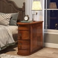 thumbnail image 1 of 2-Drawer Wood End Table, No Assembly Required, 1 of 5