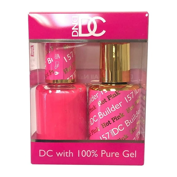 DND - DC Duo Soak off Gel & Matching nail polish - #157 Hot Pink