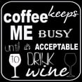thumbnail image 3 of Greene, Taylor 20x20 Black Modern Framed Museum Art Print Titled - DRINK WINE, 3 of 5