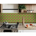 thumbnail image 3 of 8" X 8" Green Leva Removable Peel and Stick Tiles, 3 of 9