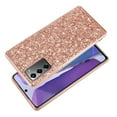 thumbnail image 3 of Allytech Galaxy Note 20 Case Glitter, Silicone TPU Slim Fit Wireless Charging Support Shockproof Anti-fingerprint Bumper Back Cover Case for Samsung Galaxy Note 20, Red, 3 of 6
