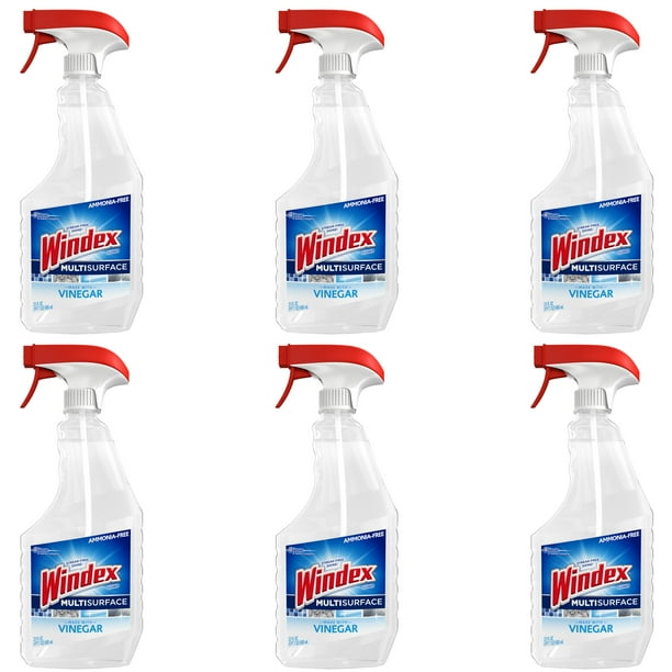 Windex Vinegar MultiSurface Cleaner 23 Ounces, 6 count