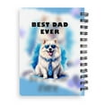 thumbnail image 2 of Happy Father's Day Best Samoyed Cool Dad Ever Spiral Bound Journal Siberian Sammy Dog Lover 5x7in Spiral Notebook - 12007, 2 of 5