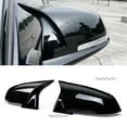 thumbnail image 3 of Bright black-For BMW 3 Series F30 F31 320i 328i 330i 335i Sedan & Touring Auto Car Rear View Side Mirror Cover Trim Carbon Fiber Style, 3 of 7