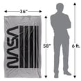 thumbnail image 5 of Nasa Worm Logo Stripes Silky Touch Super Soft Throw Blanket 36" x 58", 5 of 6