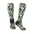 thumbnail image 4 of Balery White Daisies And Bee Fun Novelty Socks Men'S Women'S Crew Socks Funny Crazy Novelty Socks Quirky And Cool Socks, 4 of 9