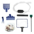 thumbnail image 1 of OULII Fish Tank Siphon Cleaner 1Set Assorted Color Plastic for Tank Maintenance, 1 of 8