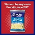 thumbnail image 3 of Snyder of Berlin Salt & Vinegar Potato Chips, Gluten-Free, 7.75 oz Bag, 3 of 8