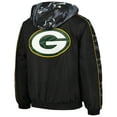 thumbnail image 3 of Men's Starter Black Green Bay Packers Thursday Night Gridiron Full-Zip Hoodie, 3 of 3